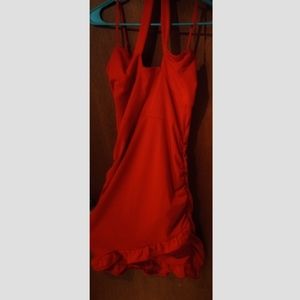 Red hot mini dress
